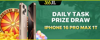Daily Task Prize Draw for iPhone 16 Pro Max